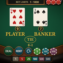 Lizaro Casino - Baccarat Table Game